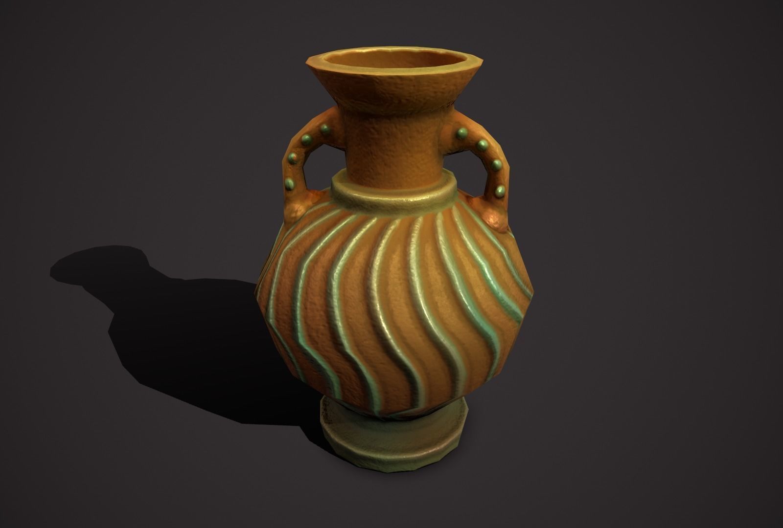 magic pots Low-poly 3D model_14