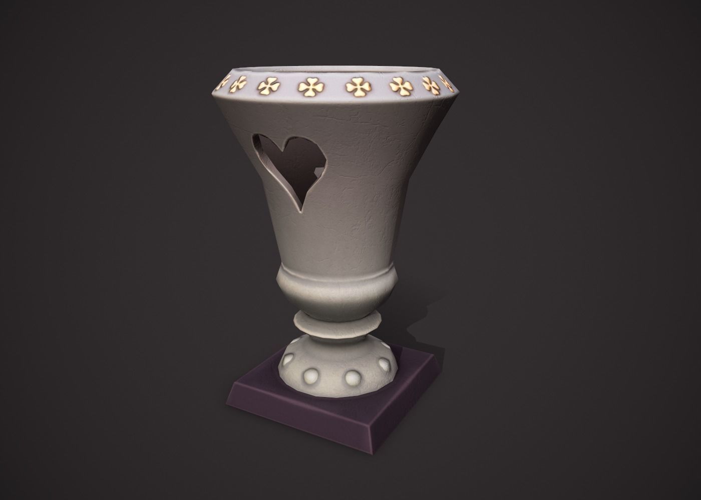 magic pots Low-poly 3D model_34