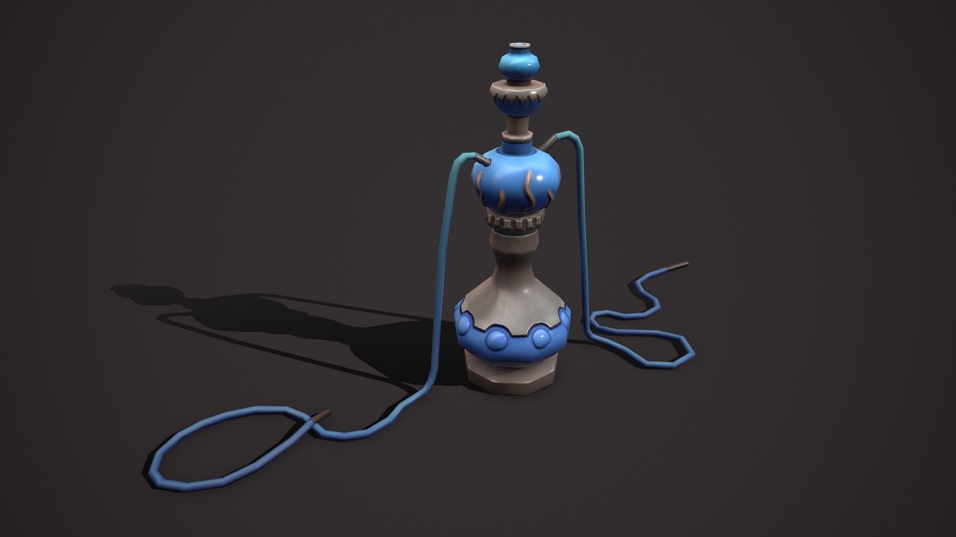 magic pots Low-poly 3D model_25