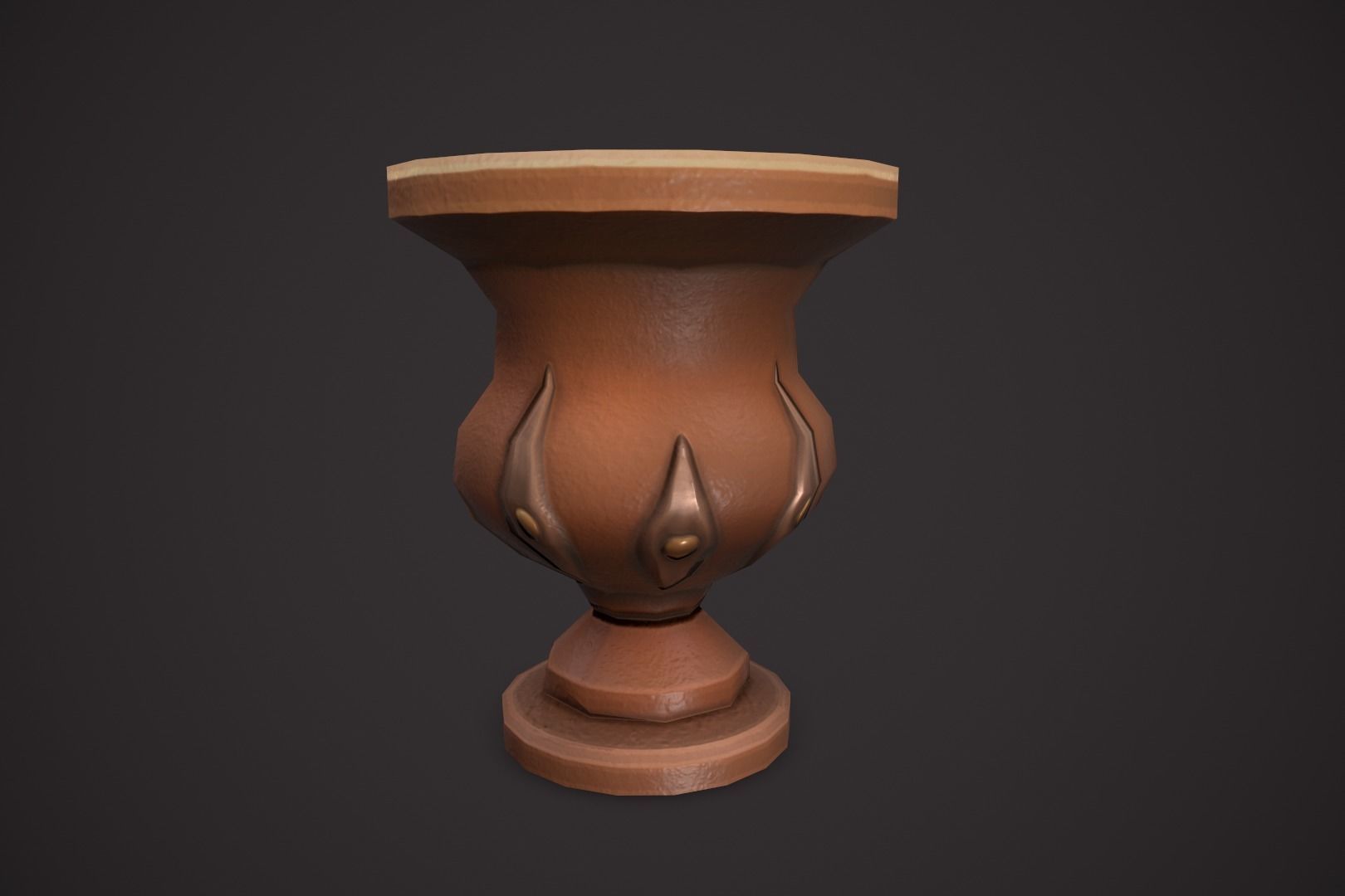 magic pots Low-poly 3D model_39
