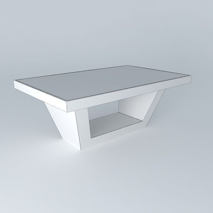 DINING TABLE Free 3D model_4
