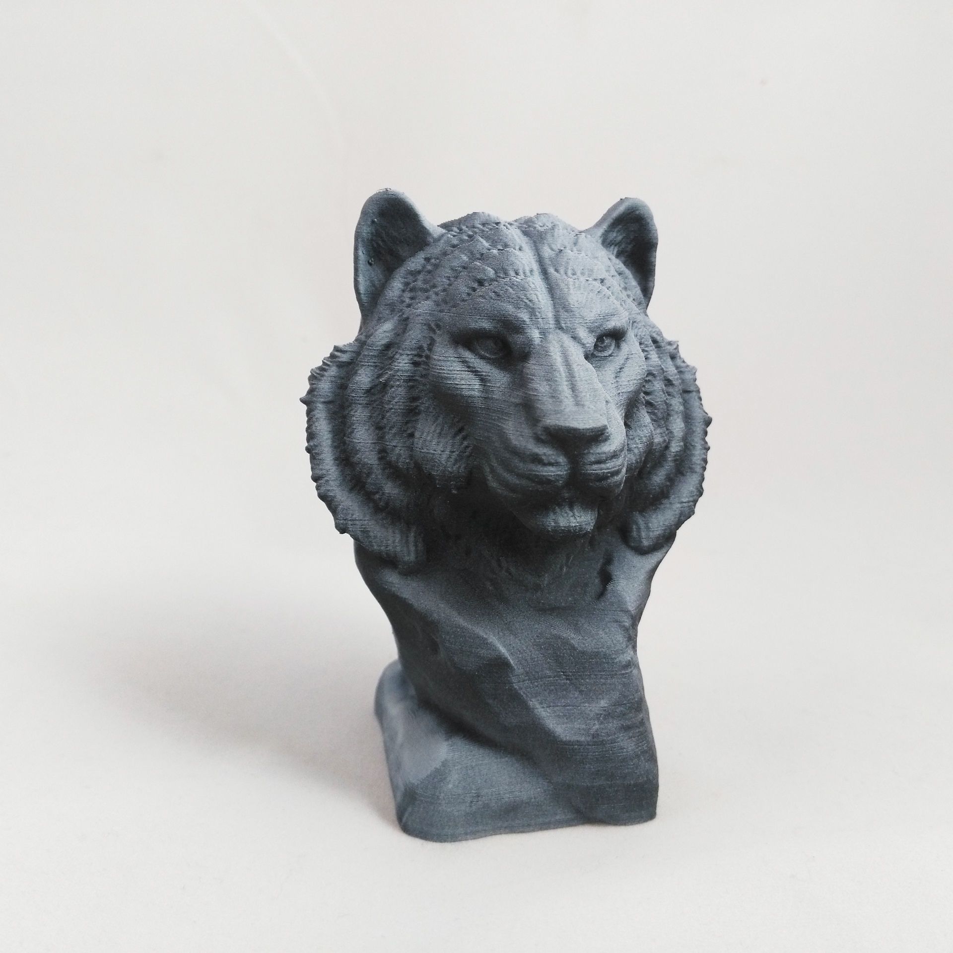 3d Printable Tiger Bust 3D print model_4
