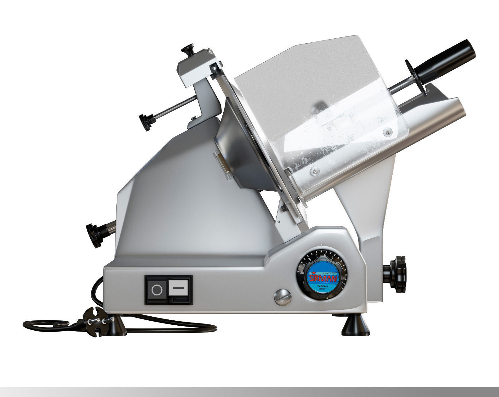 Industrial Meat Slicer Sirman MIRRA 300 3D model_1