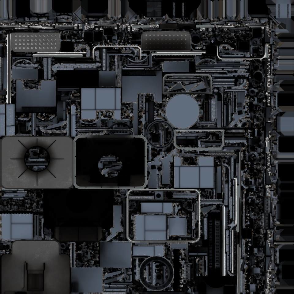 QF 2-pounder Mark VIII 4-barelled 3D model Low-poly 3D model_15