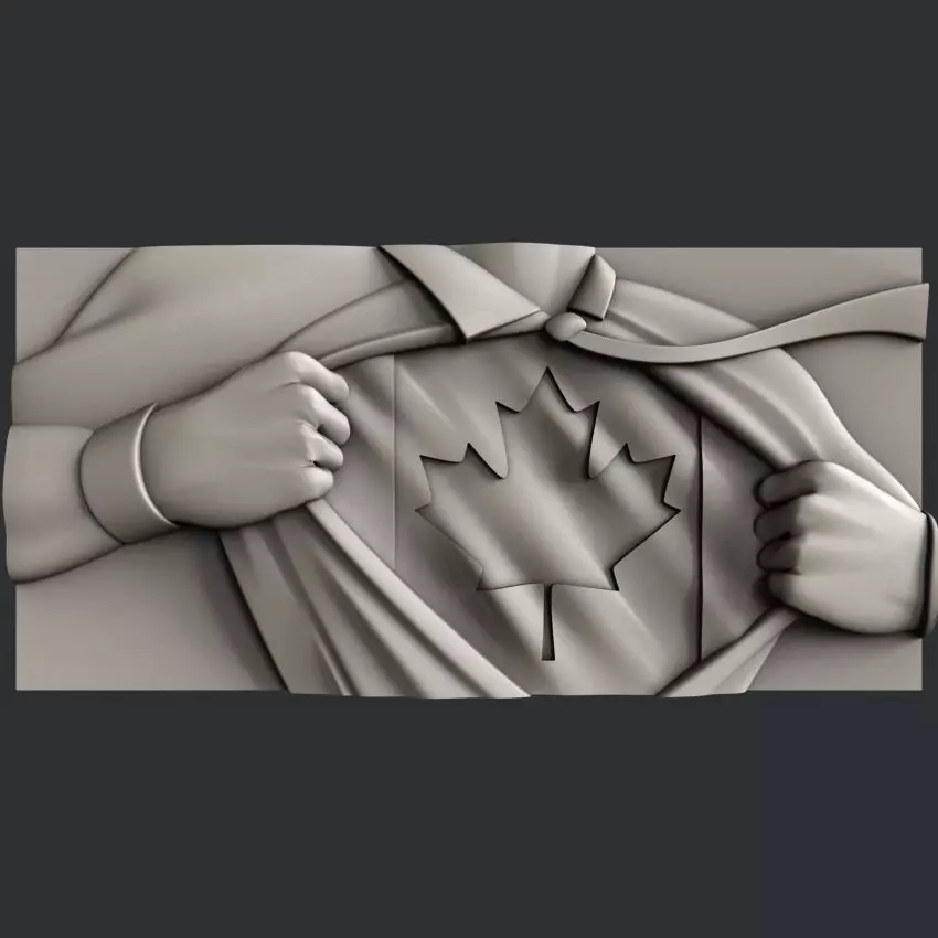 3d STL models for CNC router Canada 3D model_0