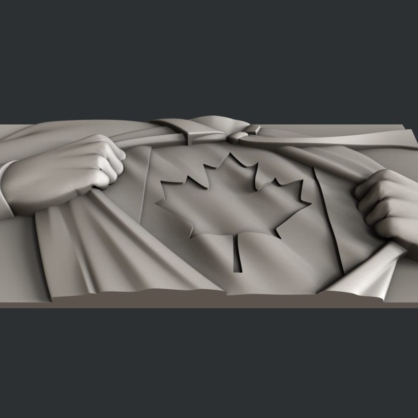 3d STL models for CNC router Canada 3D model_3