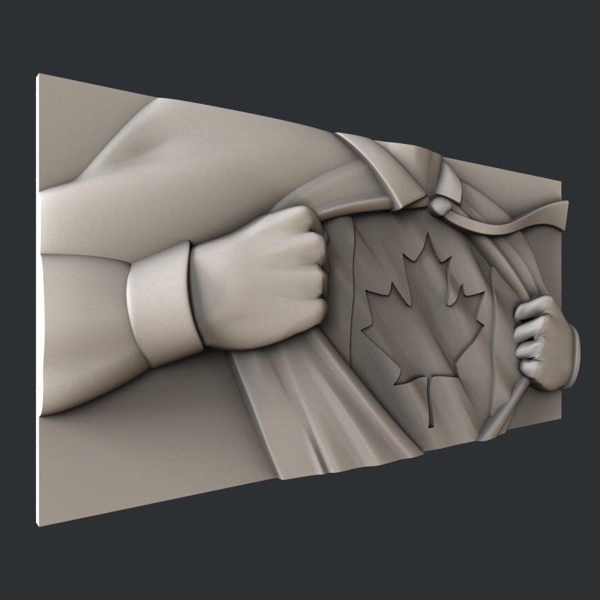 3d STL models for CNC router Canada 3D model_1