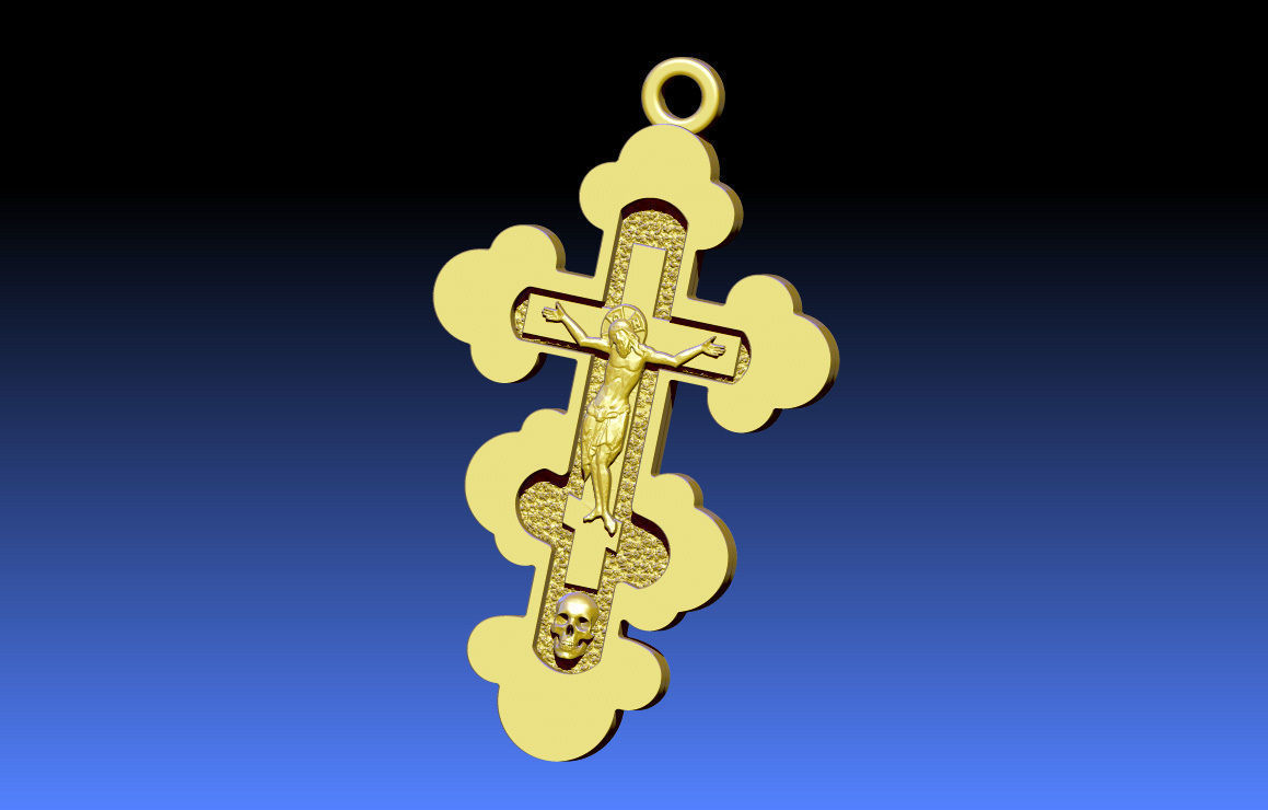 Cross ortodox  3D print model 3D print model_1