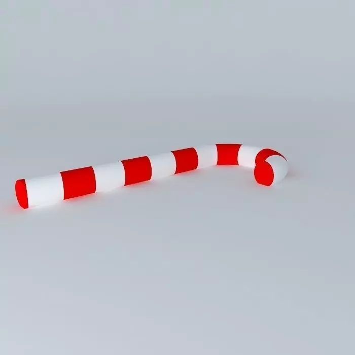 Cane Christmas Free 3D model
