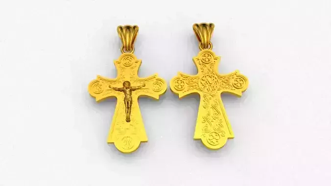 Cross ortodox  3D print model