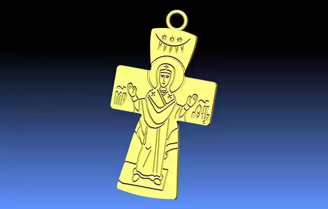 Cross ortodox  3D print model