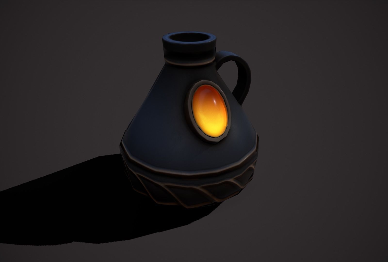 magic vases Low-poly 3D model_19