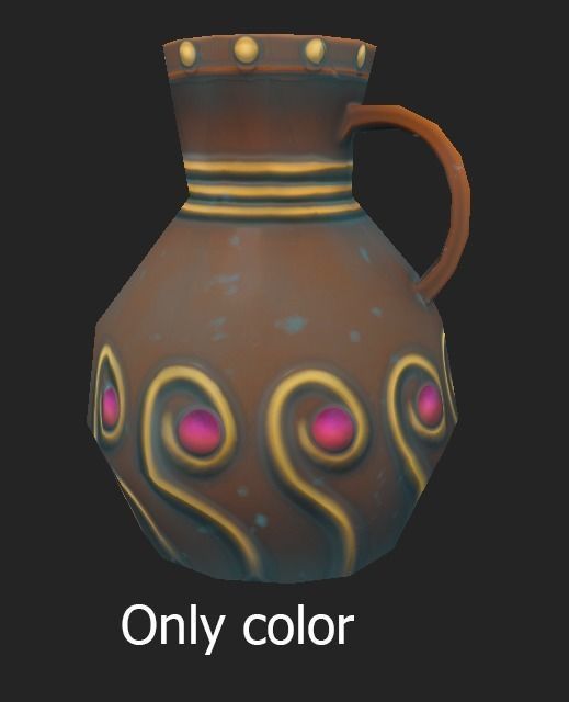 magic vases Low-poly 3D model_16