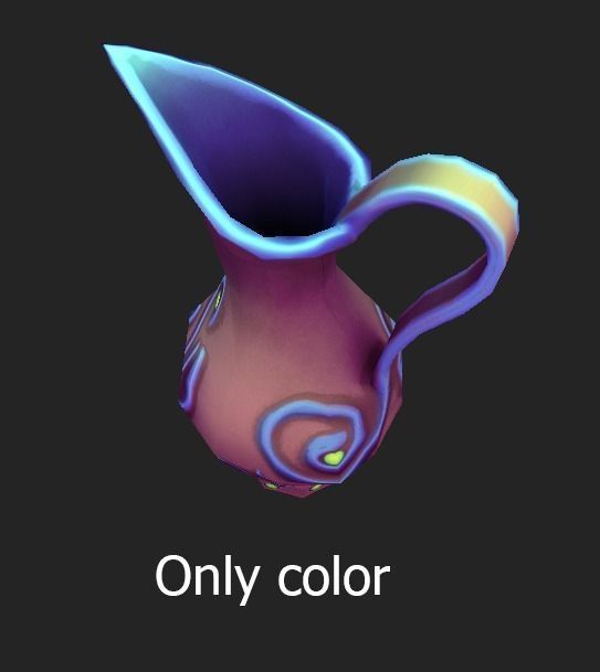 magic vases Low-poly 3D model_28