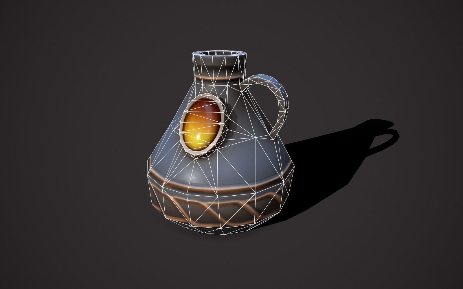 magic vases Low-poly 3D model_21