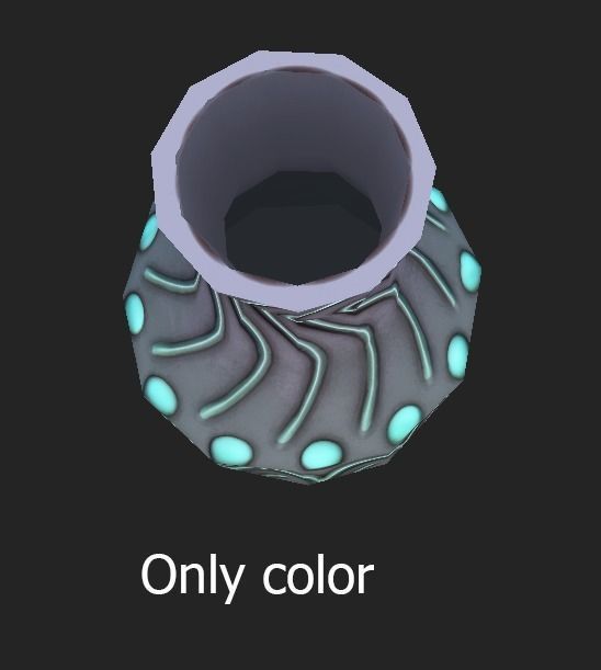 magic vases Low-poly 3D model_11