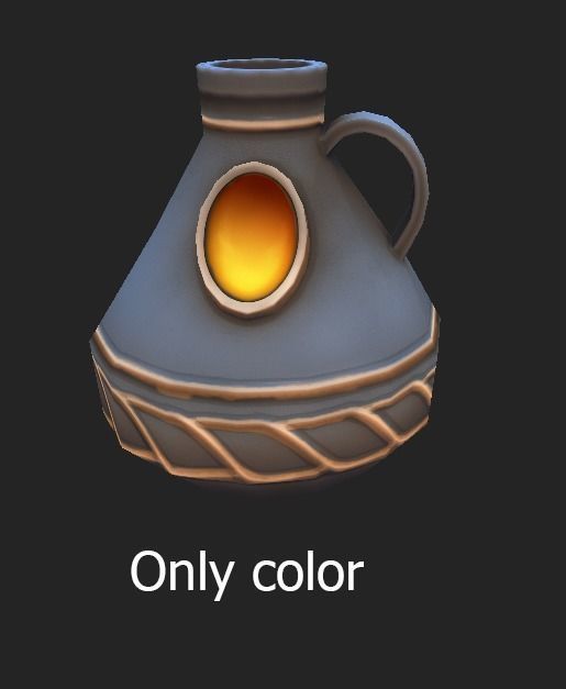 magic vases Low-poly 3D model_22