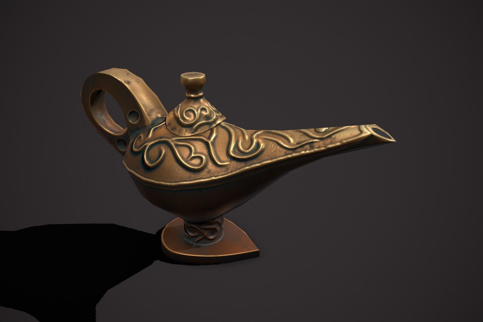 magic vases Low-poly 3D model_31