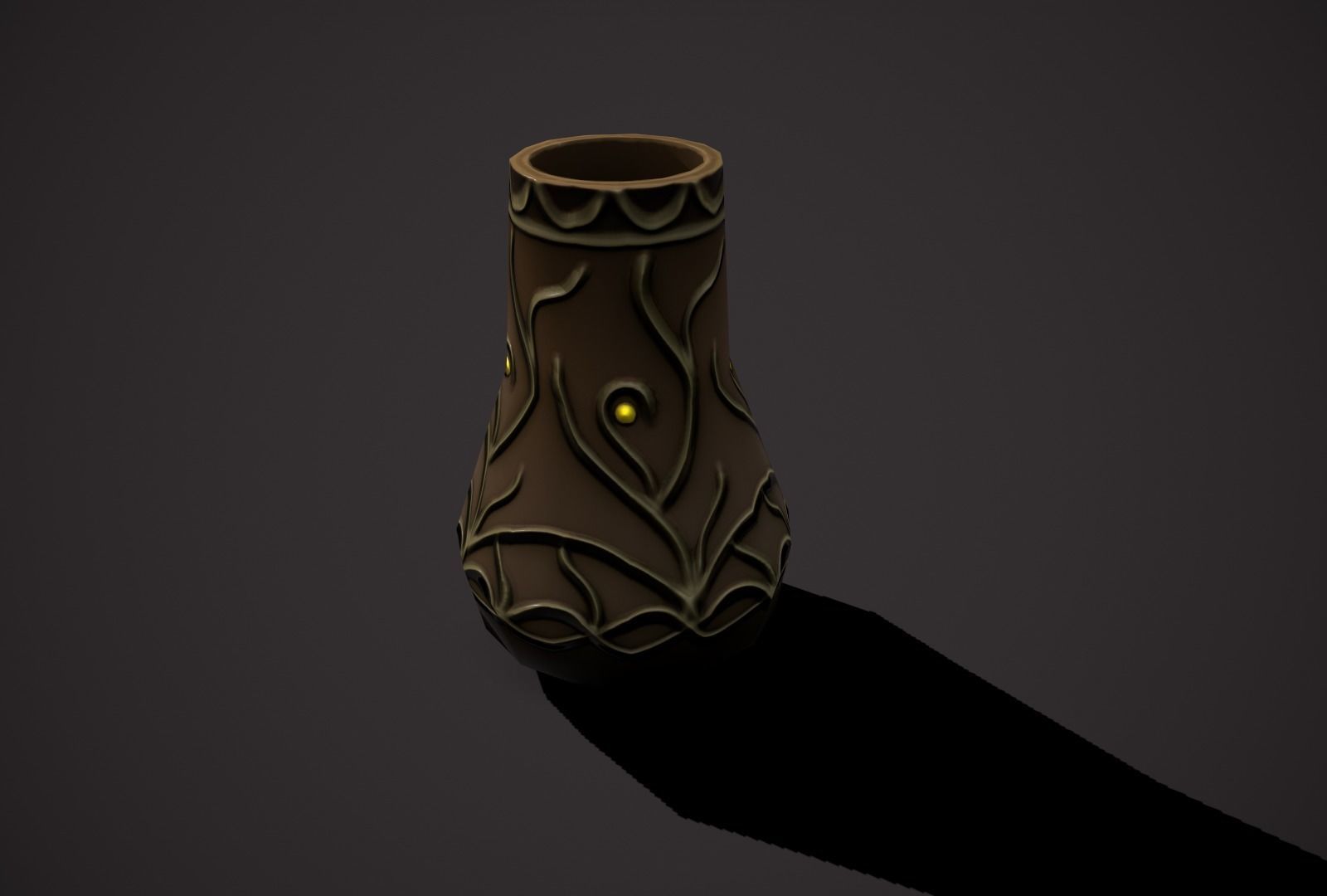 magic vases Low-poly 3D model_3