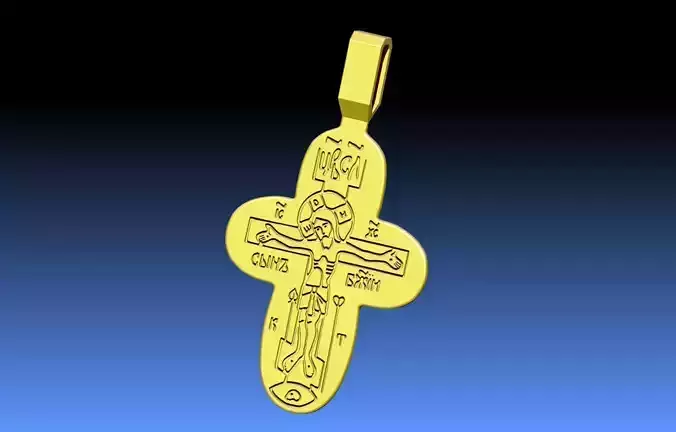 Cross ortodox  3D print model
