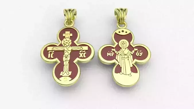 Cross ortodox  3D print model