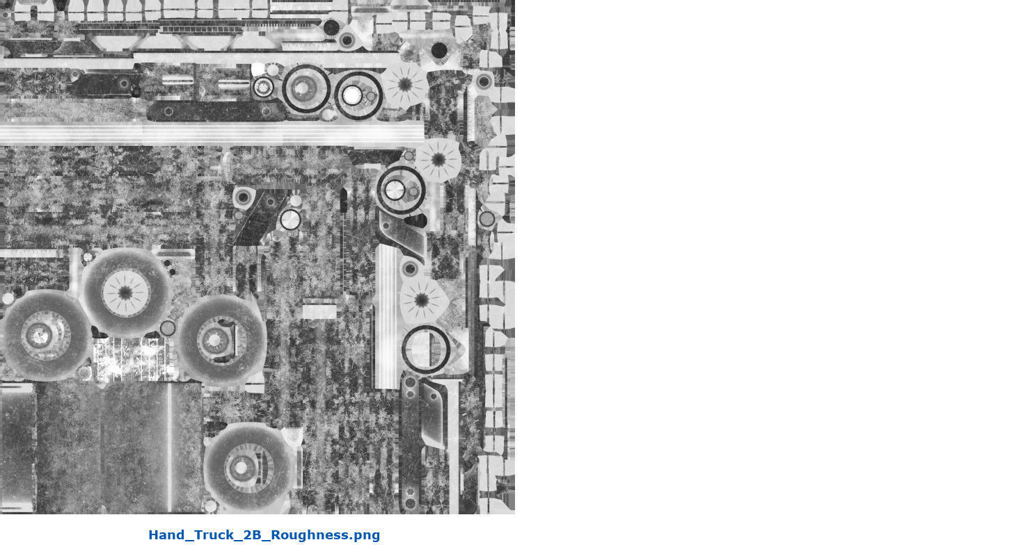 Hand Truck And Boxes 2B Low-poly 3D model_14