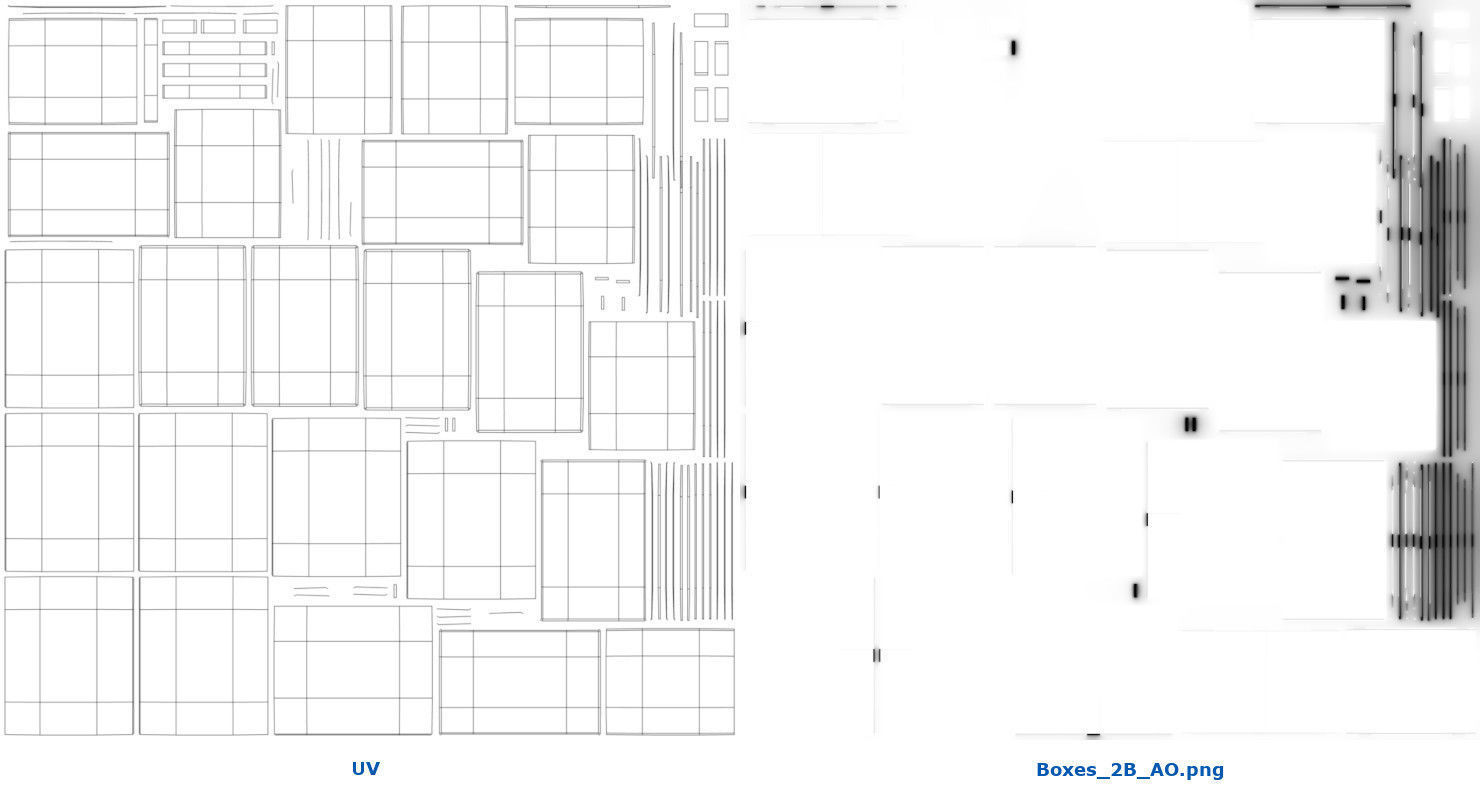 Hand Truck And Boxes 2B Low-poly 3D model_15