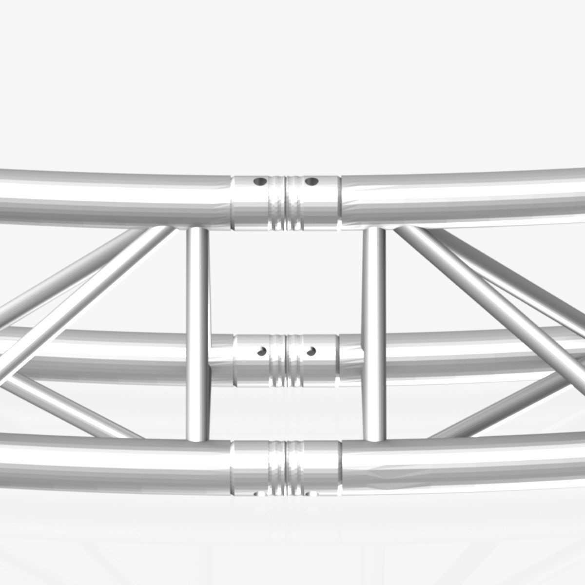 Circle Triangular Truss Full diameter 400cm 3D print model_8