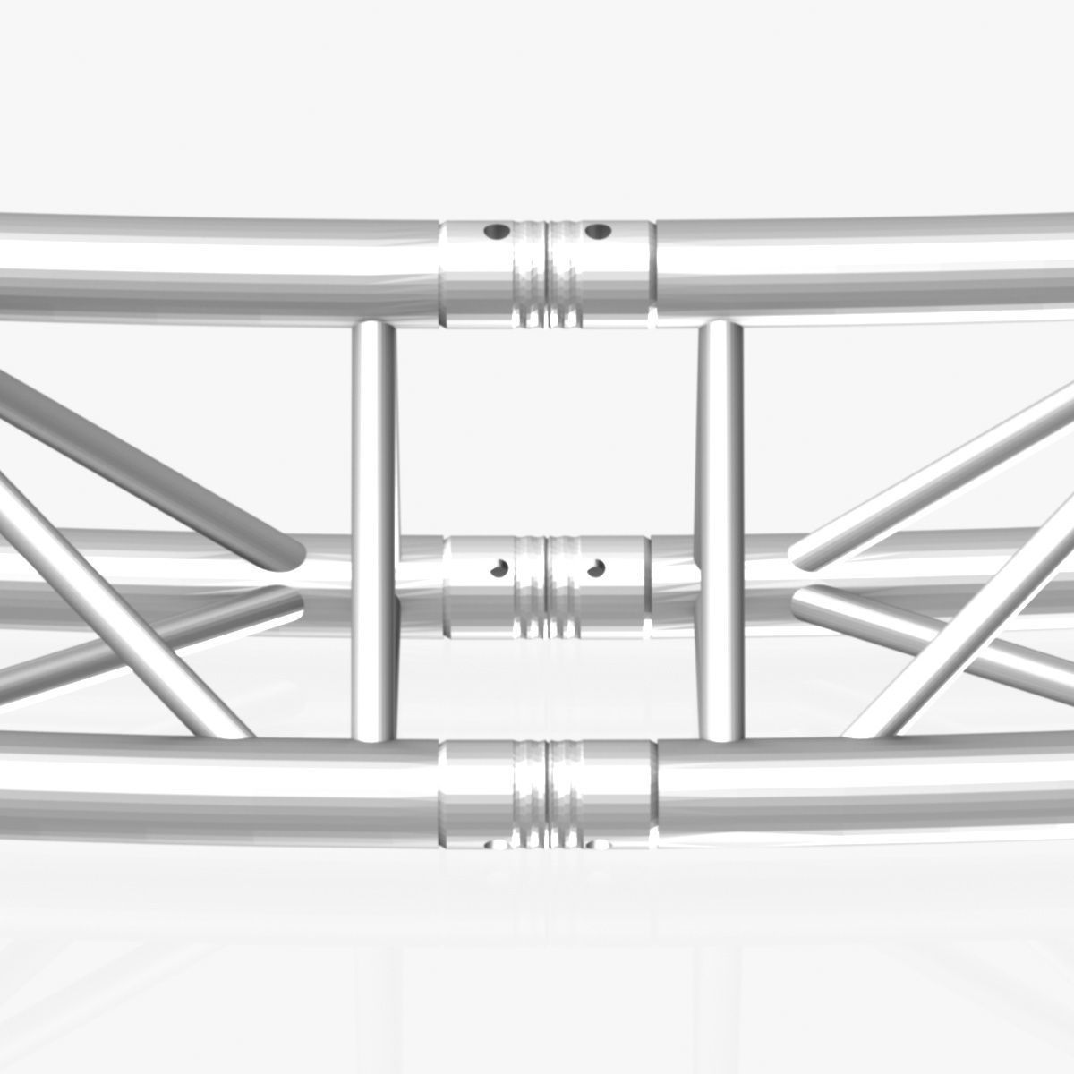 Circle Triangular Truss Full diameter 600cm 3D print model_7