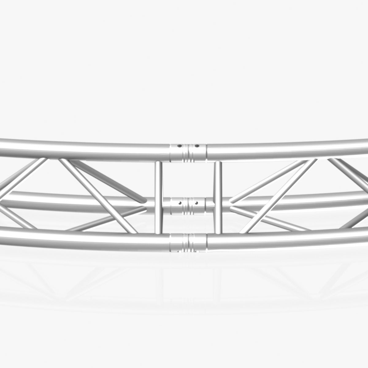Circle Triangular Truss Full diameter 600cm 3D print model_6