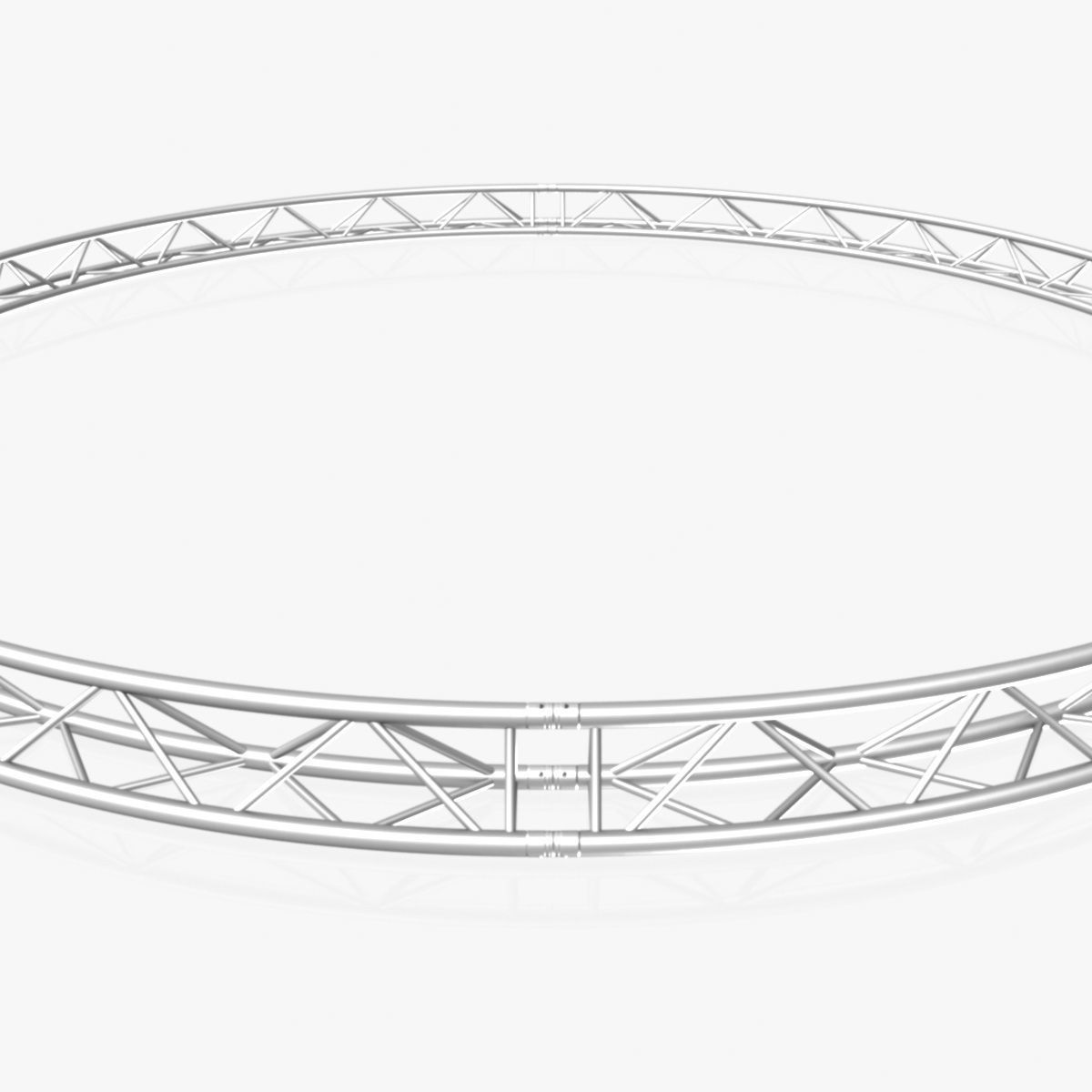 Circle Triangular Truss Full diameter 600cm 3D print model_5