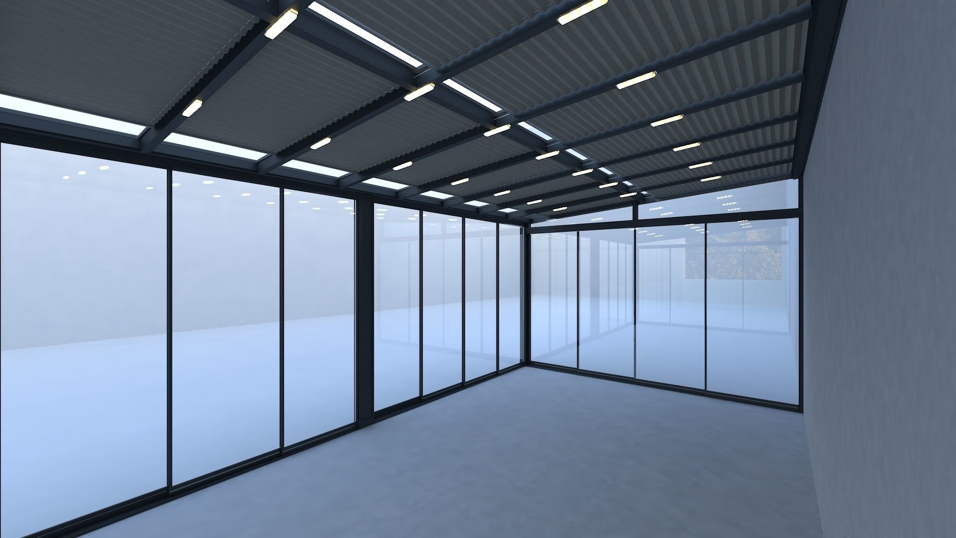 Winter Garden  3D model_1