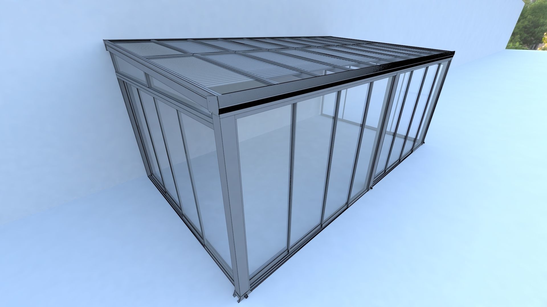 Winter Garden  3D model_4