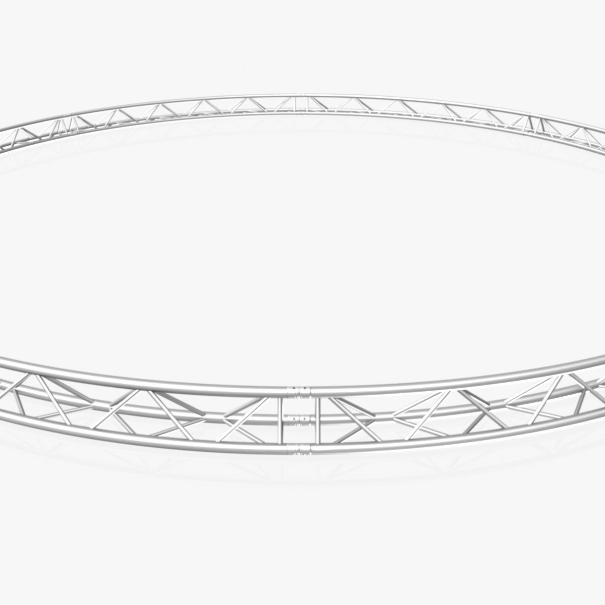 Circle Triangular Truss Full diameter 800cm 3D print model_5