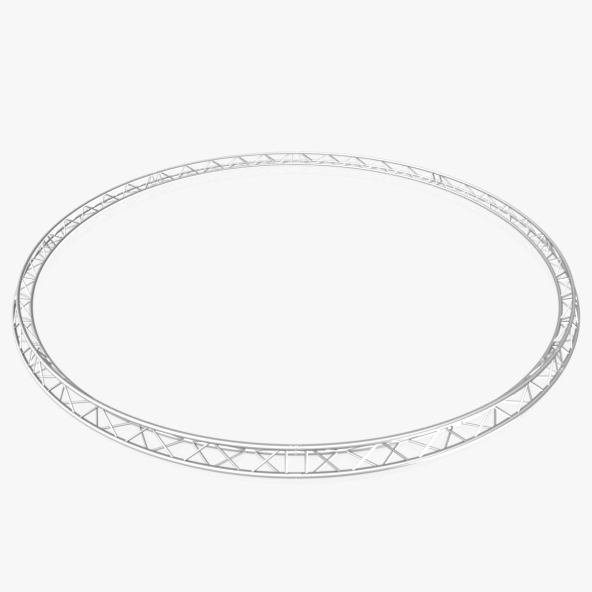 Circle Triangular Truss Full diameter 800cm 3D print model_1