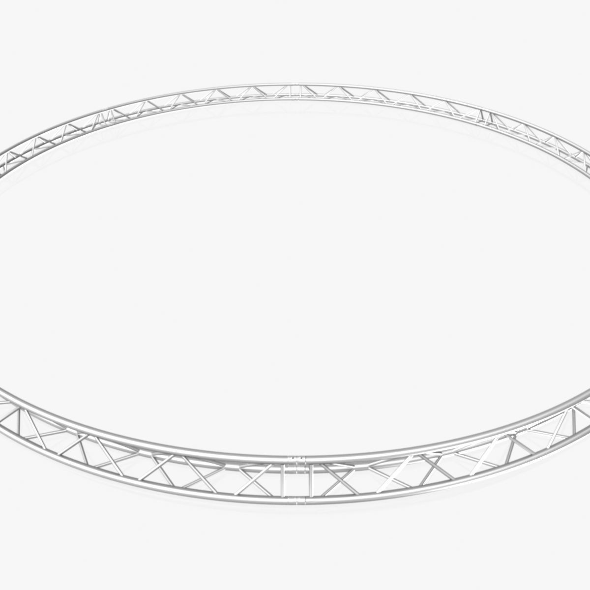 Circle Triangular Truss Full diameter 800cm 3D print model_3