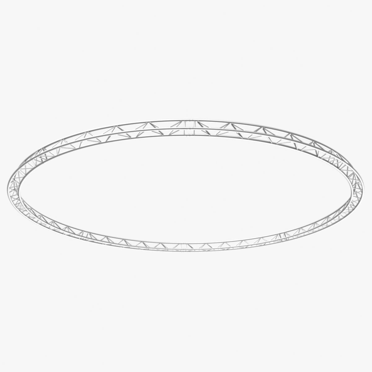 Circle Triangular Truss Full diameter 800cm 3D print model_9