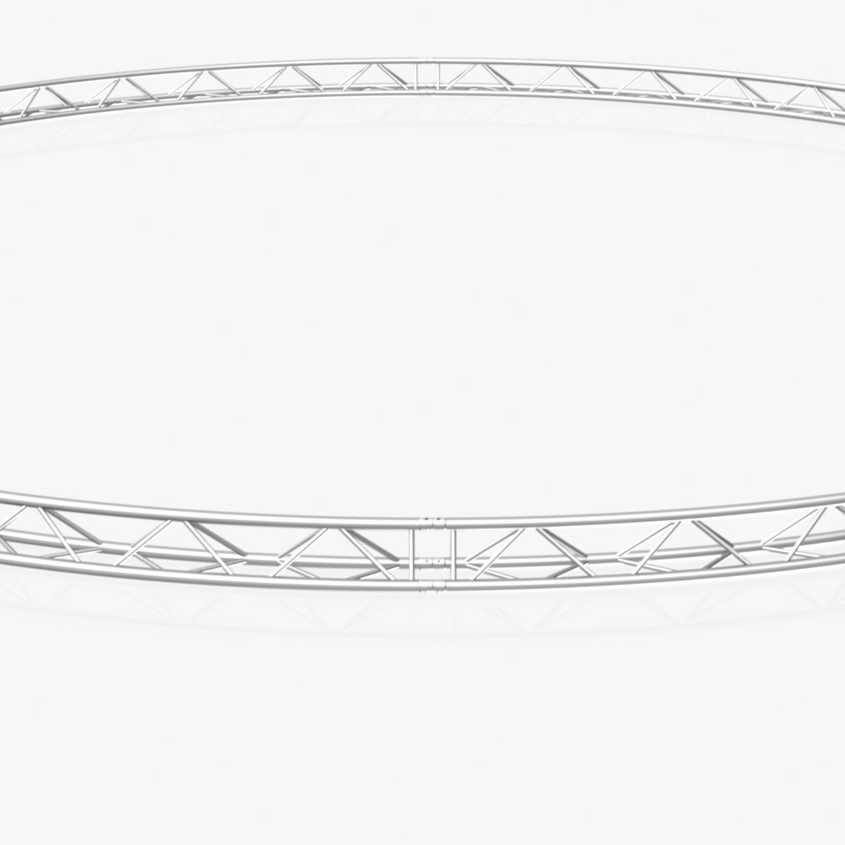 Circle Triangular Truss Full diameter 1000cm 3D print model_6