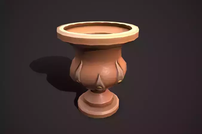 flowerpot clay vase
