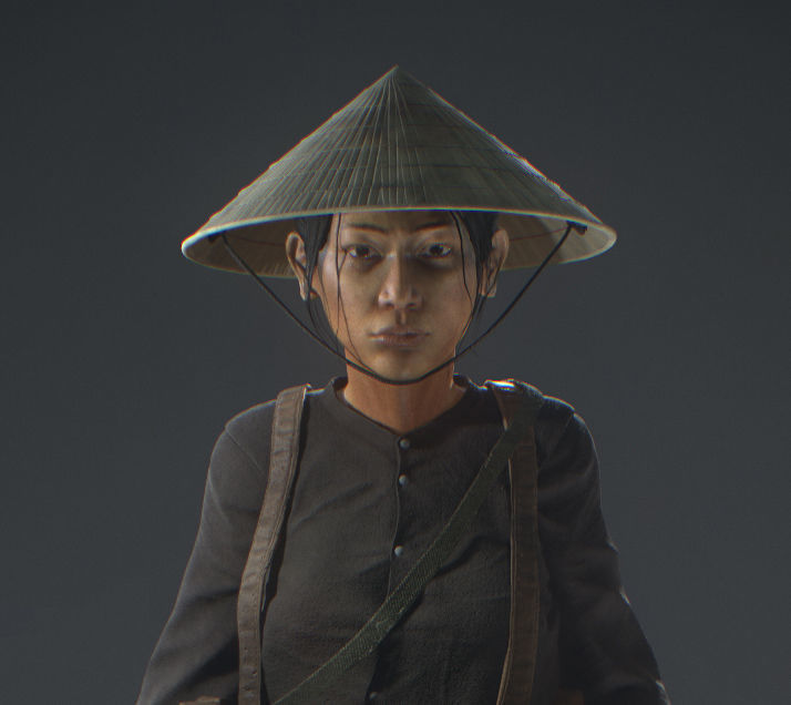 VietnamWar soldier bundles Low-poly 3D model_4