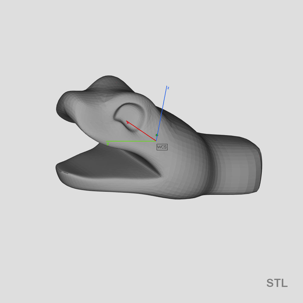Snake head 2 - Best for jewelry Free 3D print model_5