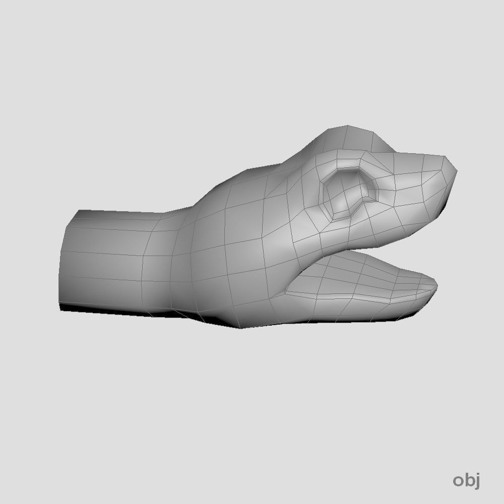 Snake head 2 - Best for jewelry Free 3D print model_2