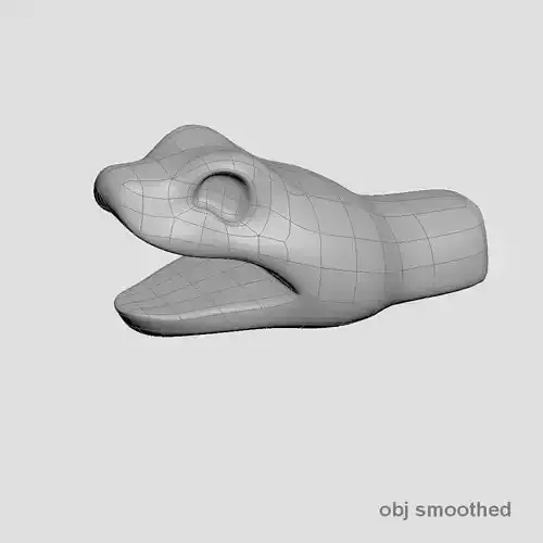 Snake head 2 - Best for jewelry Free 3D print model