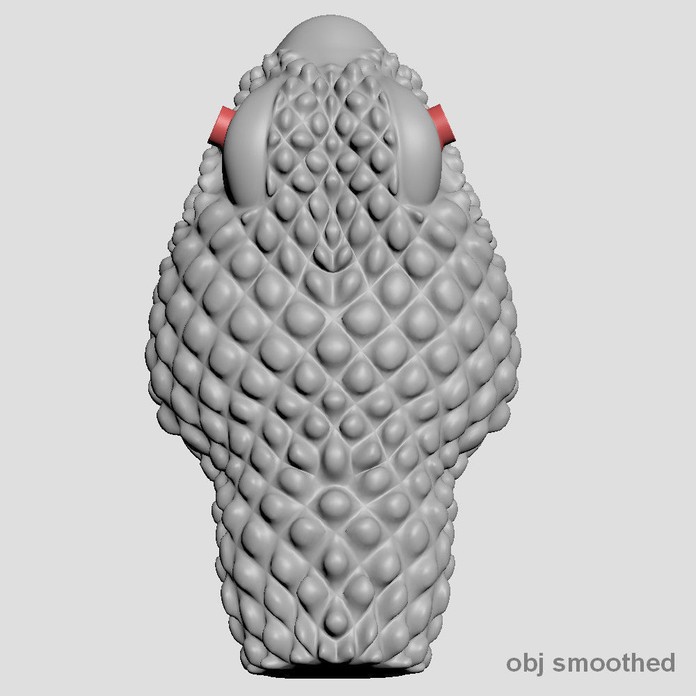 Snake head 3 - Best for jewelry 3D print model_5