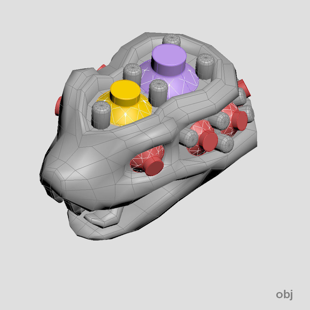 Snake head 4 - Best for jewelry 3D print model_3