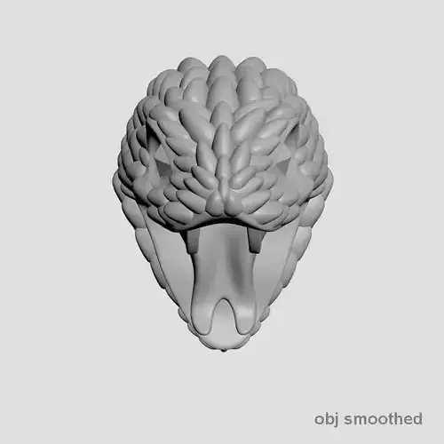 Snake head 5 - Best for jewelry 3D print model
