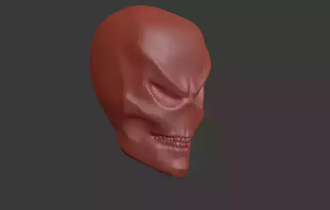 Skull sculpture