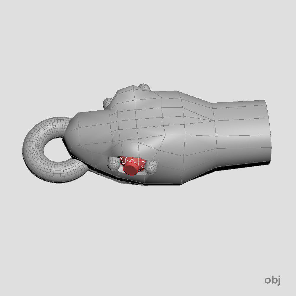 Snake head 6 - Best for jewelry 3D print model_3