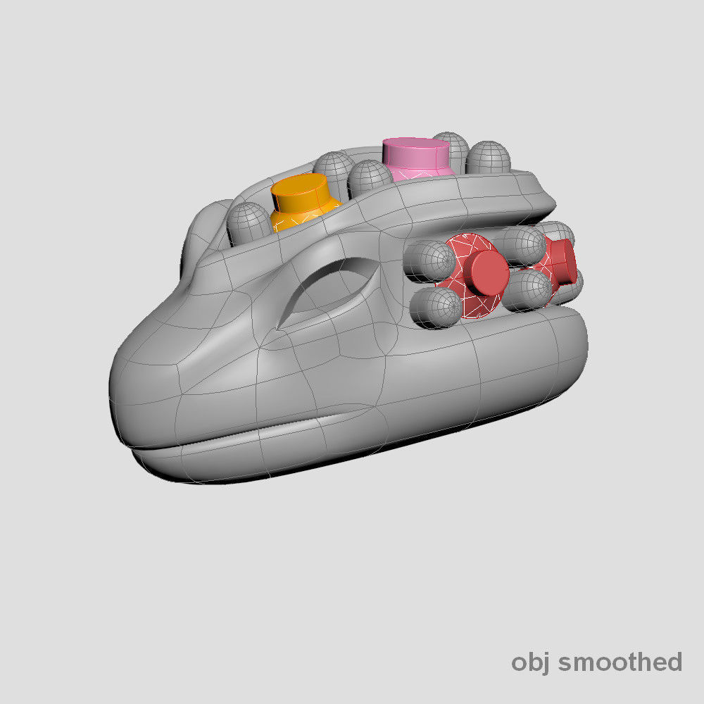 Snake head 8 - Best for jewelry 3D print model_4