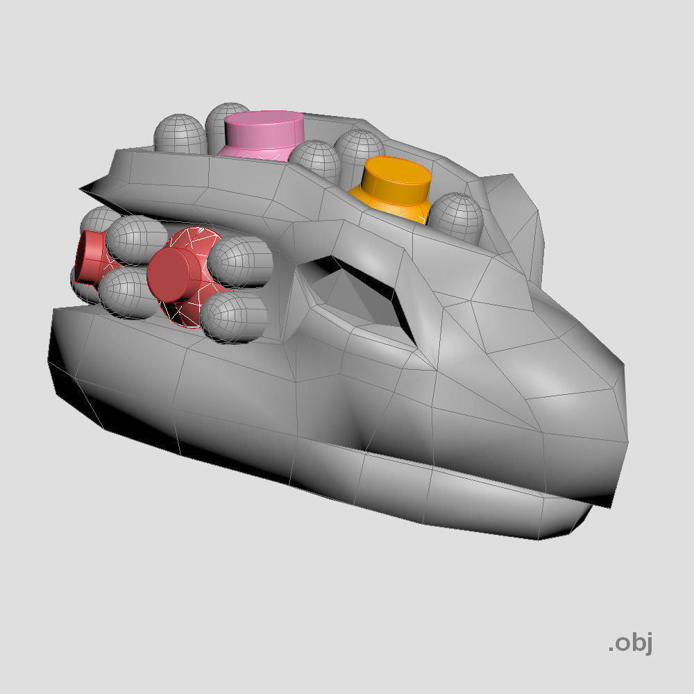 Snake head 8 - Best for jewelry 3D print model_2